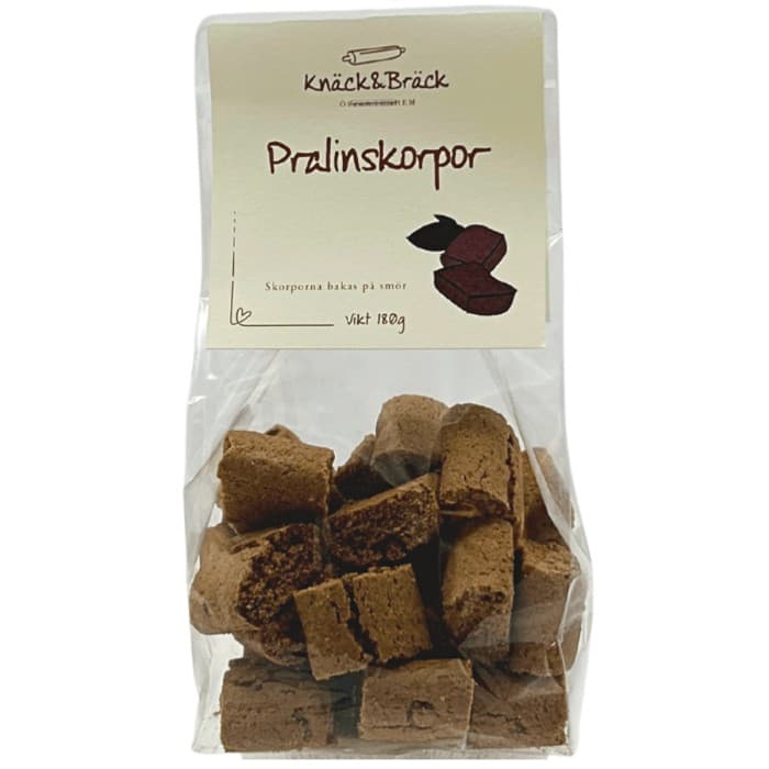 Knäck & Bräck Pralinskorpor 180g – från Knäck & Bräck – 65 kr – hos Delitea
