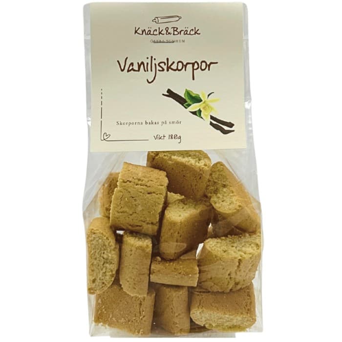 Knäck & Bräck Vaniljskorpor 180g – från Knäck & Bräck – 65 kr – hos Delitea