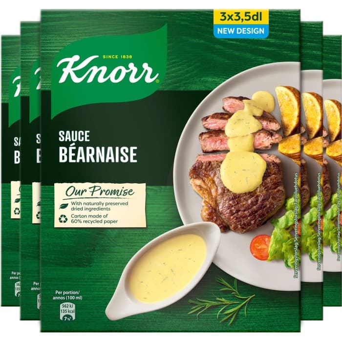 Knorr Béarnasiesås 3x3,5dl 12-pack