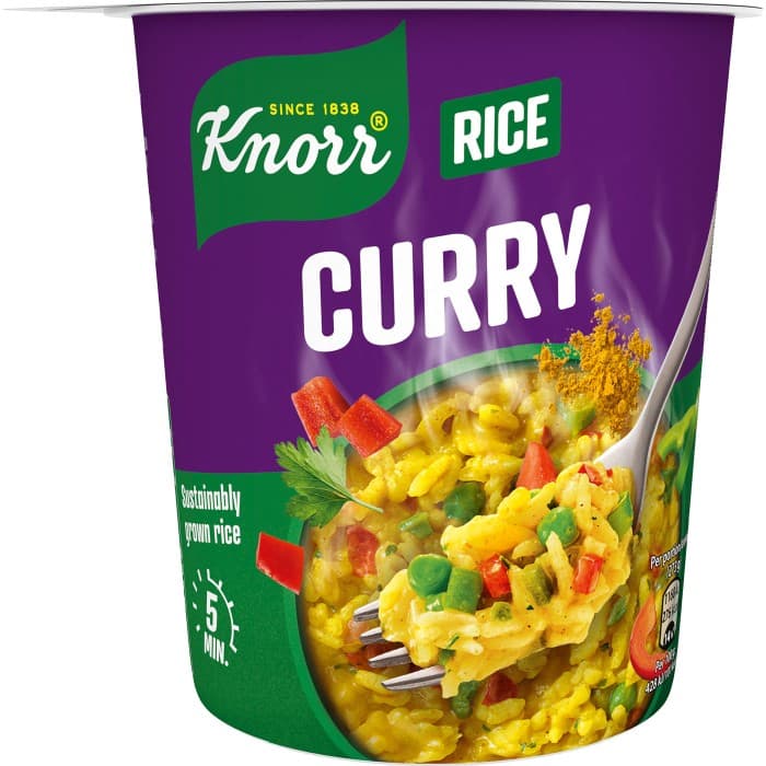 Knorr Curry Rice Snack Pot 73g – från Knorr – 22 kr – hos Delitea