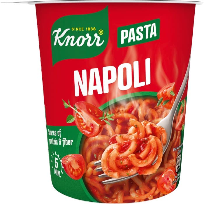 Knorr Napoli Pasta Snack Pot 69g – från Knorr – 22 kr – hos Delitea