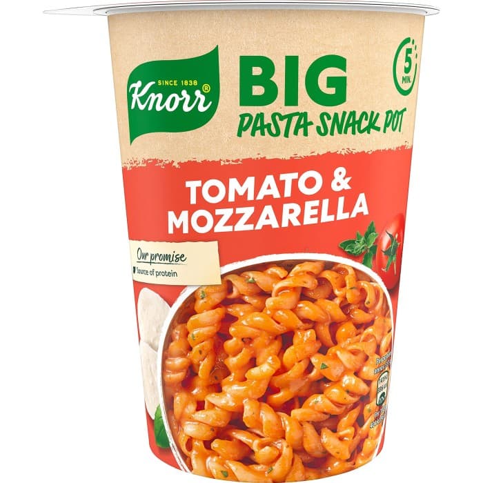Knorr Snack Pot Big Tomat & Mozzarella 93g från Knorr – köp hos Delitea
