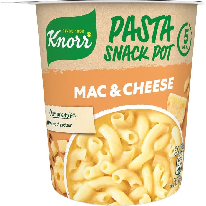 Knorr Snack Pot Mac & Cheese 62g – från Knorr – 22 kr – hos Delitea