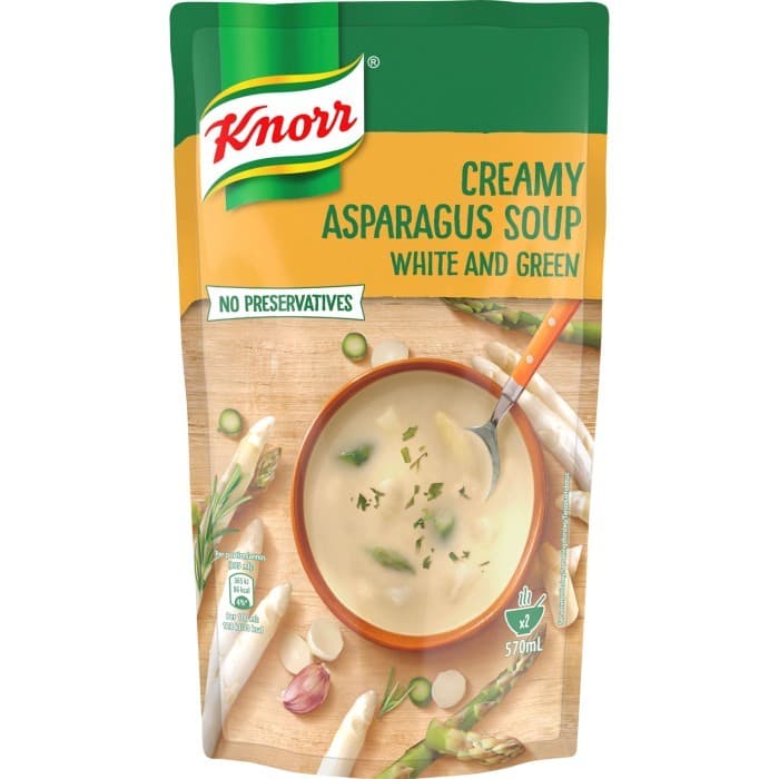 Knorr Sparrissoppa med Grön & Vit Sparris 570ml från Knorr – köp hos Delitea