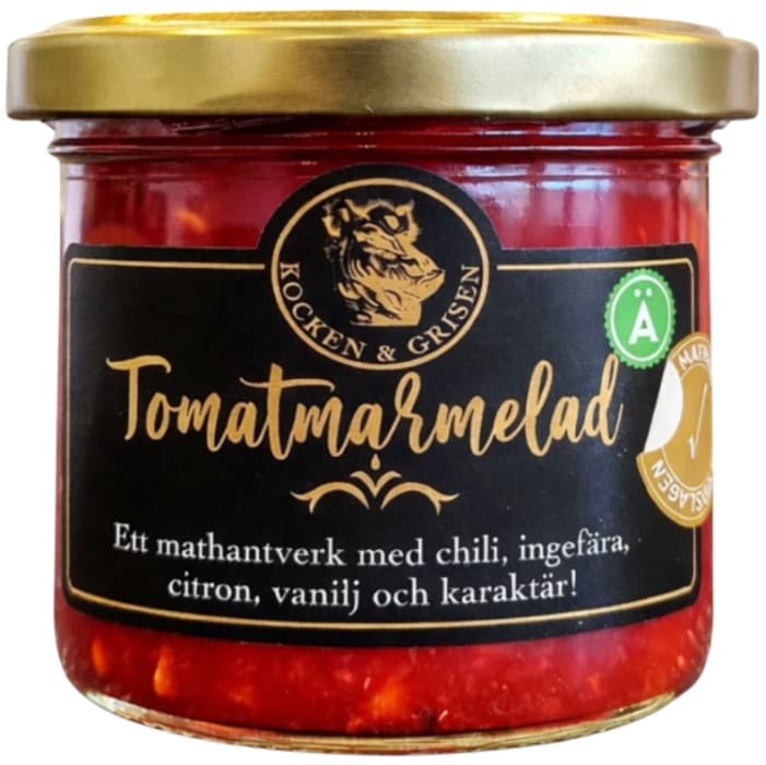 Kocken & Grisen Tomatmarmelad 120ml – från Kocken & Grisen – 110 kr – hos Delitea