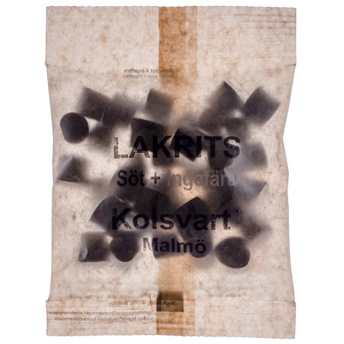 Kolsvart Söt + Ingefära 120g – från Kolsvart – 43 kr – hos Delitea