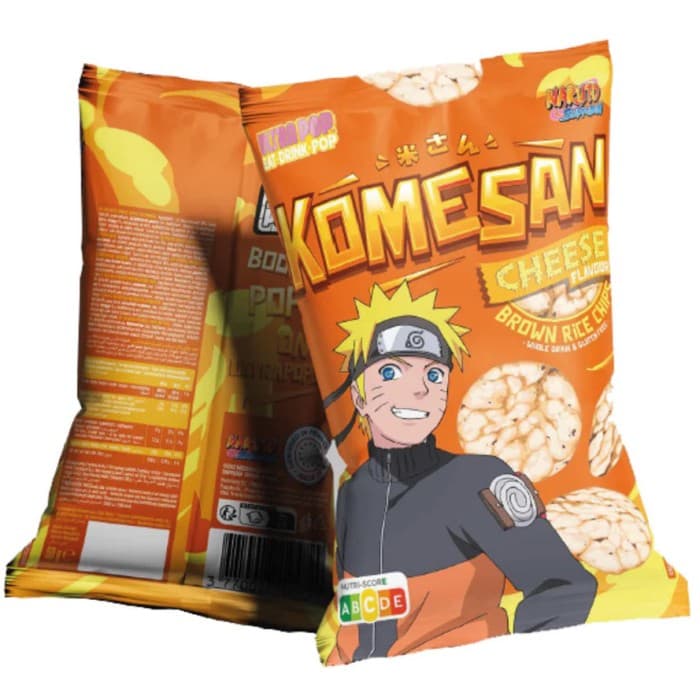 Komesan Rice Chips Cheese Manga Naruto 60g