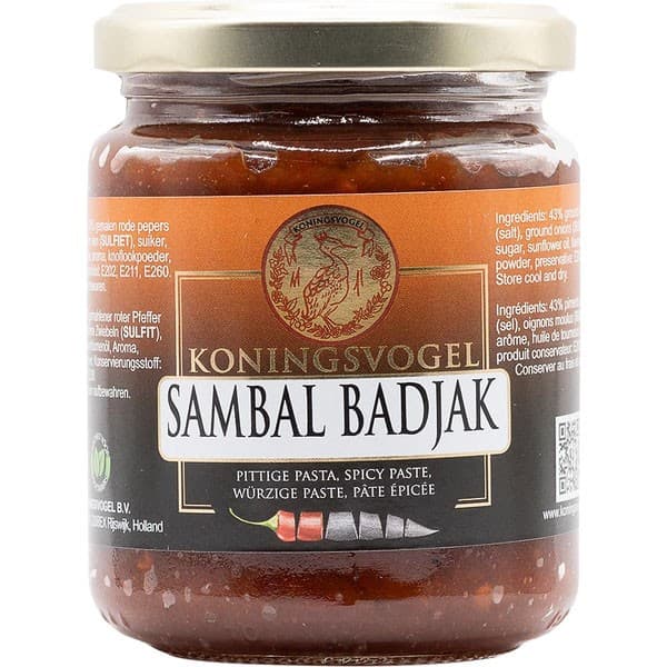 Koningsvogel Sambal Badjak 280g
