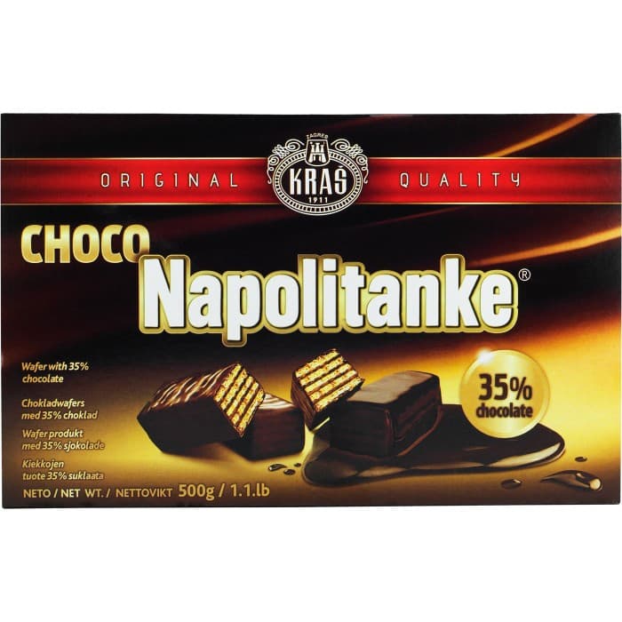 Kras Napolitanke Choklad Wafers 500g från Kras – köp hos Delitea