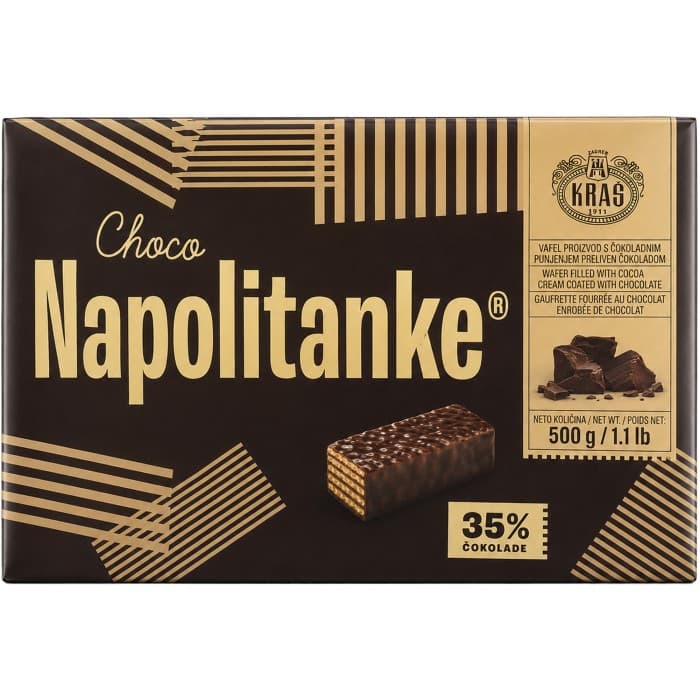 Kras Napolitanke Choklad Wafers 500g från Kras – köp hos Delitea