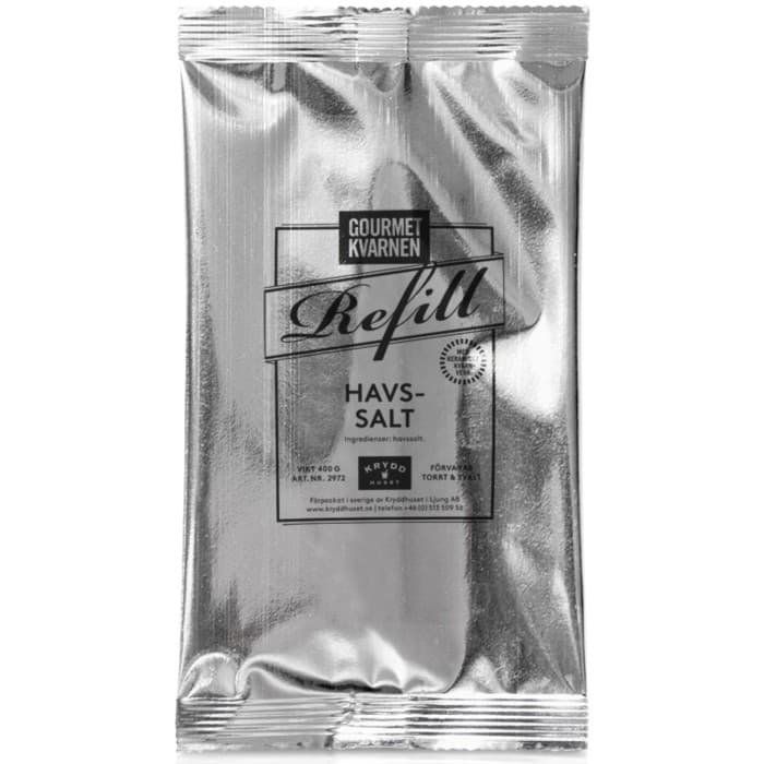 Kryddhuset Gourmetkvarnen Havssalt Refill 400g