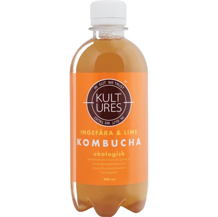 Kultures Kombucha Ingefära & Lime 400ml