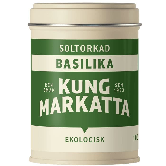 Kung Markatta Soltorkad Basilika 10g – från Kung Markatta – 30 kr – hos Delitea