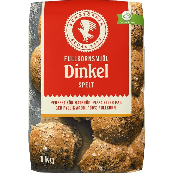 Kungsörnen Dinkel Fullkornsmjöl 1kg