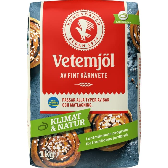 Kungsörnen Kärnvetemjöl 1kg