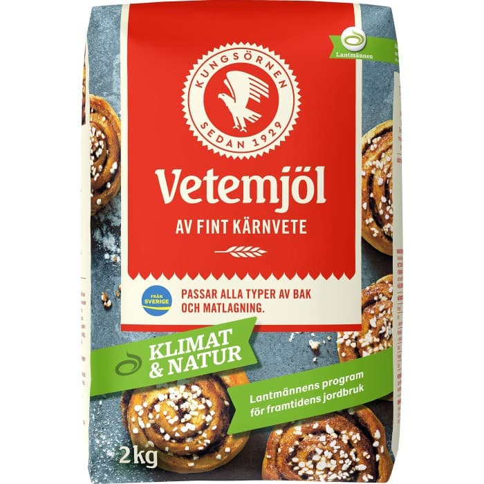 Kungsörnen Kärnvetemjöl 2kg
