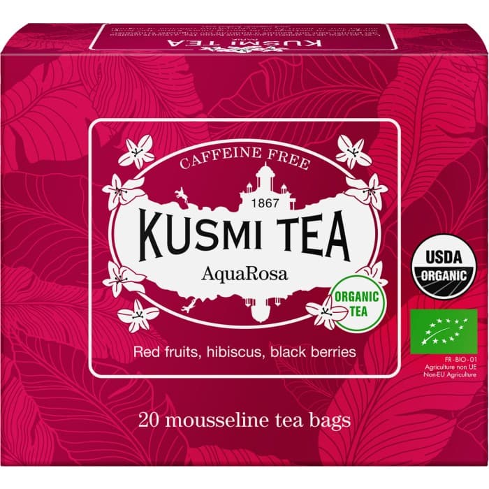 Kusmi Tea AquaRosa Örtte Eko 20 tepåsar från Kusmi Tea – köp hos Delitea