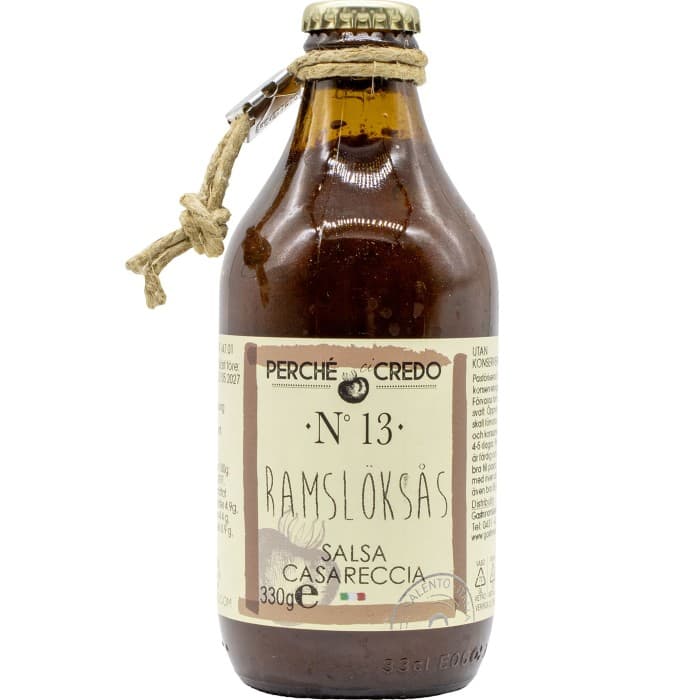 Perché ci Credo No13 Tomatsås Wild Garlic Ramslök 330g – från Perché ci Credo – 62 kr – hos Delitea