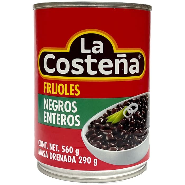 La Costeña Hela Mexikanska Svarta Bönor 560g från La Costeña – köp hos Delitea