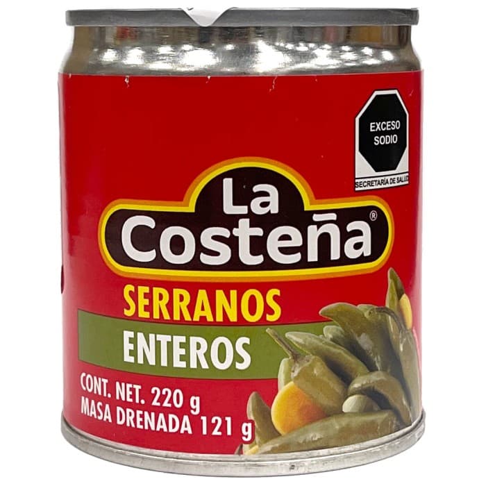 La Costeña Serrano Chili 220g – från La Costeña – 25 kr – hos Delitea