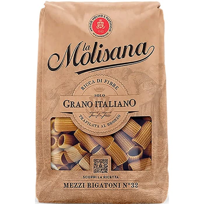 La Molisana Mezzi Rigatoni Fullkorn 500g – från La Molisana – 25 kr – hos Delitea