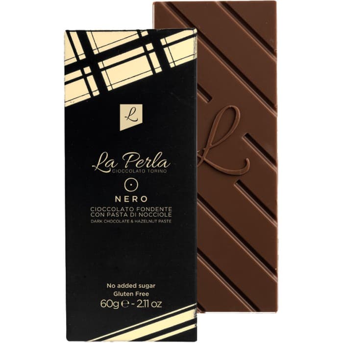 La Perla Nero Mörk Choklad utan Tillsatt Socker 60g – från La Perla – 89 kr – hos Delitea