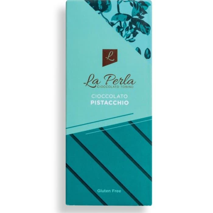 La Perla Nötchoklad med Pistage & Salt 60g från La Perla – köp hos Delitea