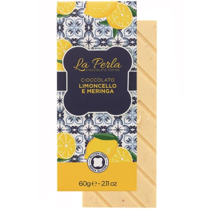 La Perla Vit choklad med Limoncello & Maräng 60g – från La Perla – 89 kr – hos Delitea