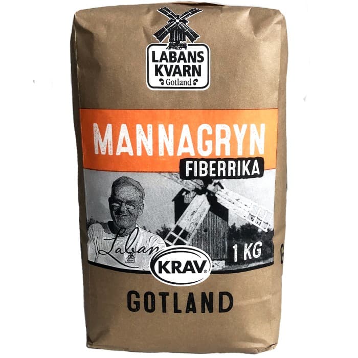 Labans Kvarn Fibermanna Krav 1kg