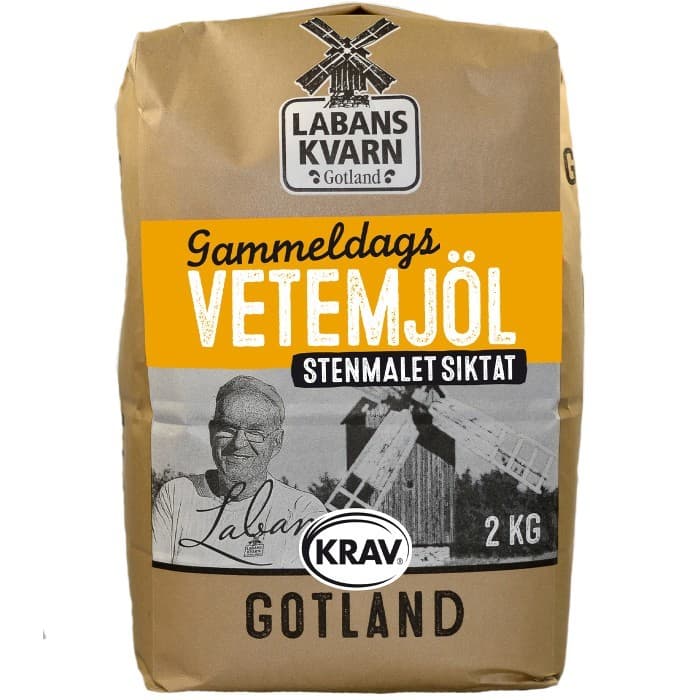 Labans Kvarn Gammeldags Vetemjöl 2kg