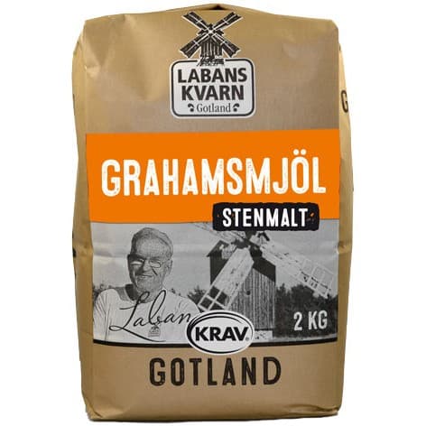 Labans Kvarn Graham Stenmalet Mjöl 2kg