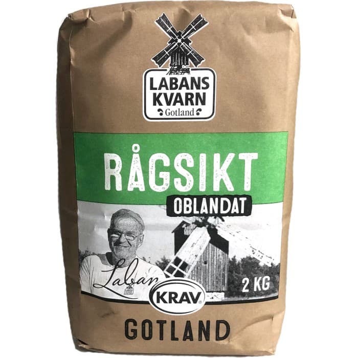 Labans Kvarn Rågsikt Oblandat Krav 2kg