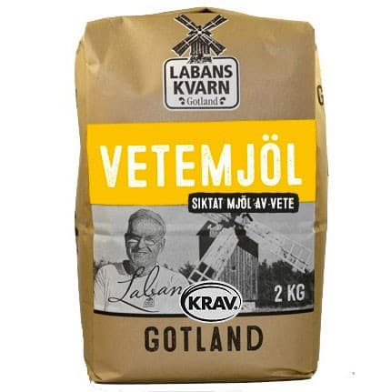Labans Kvarn Vetemjöl Krav 2kg