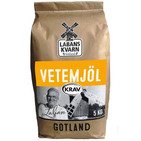 Labans Kvarn Vetemjöl Eko 5kg
