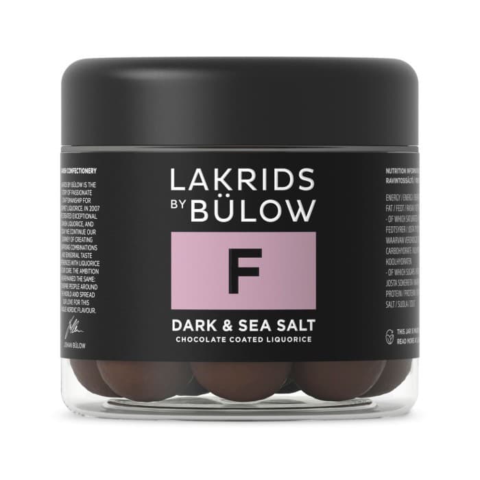 Lakrids by Bülow F Dark Seasalt 115g från Lakrids by Bülow – köp hos Delitea