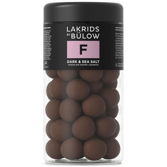 Lakrids by Bülow F Dark Seasalt 270g från Lakrids by Bülow – köp hos Delitea