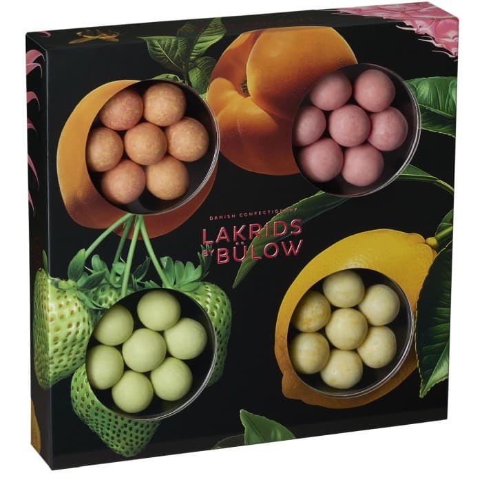 Lakrids by Bülow Fruit Selection Box Small 175g från Lakrids by Bülow – köp hos Delitea