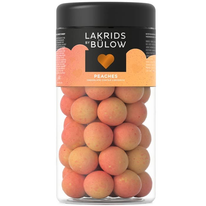 Lakrids by Bülow Peaches 270g – från Lakrids by Bülow – 185 kr – hos Delitea