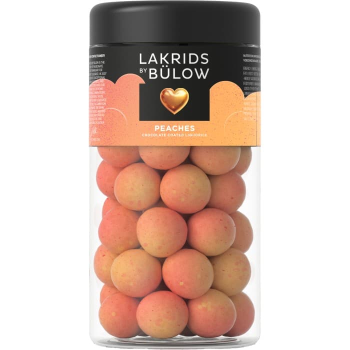 Lakrids by Bülow Peaches 295g från Lakrids by Bülow – köp hos Delitea