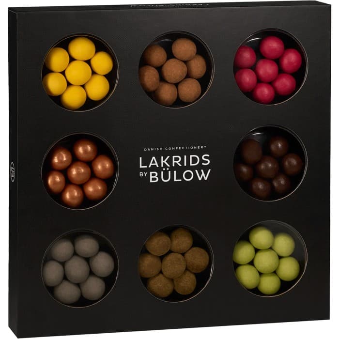Lakrids by Bülow Selection Box 350g – från Lakrids by Bülow – 402 kr – hos Delitea