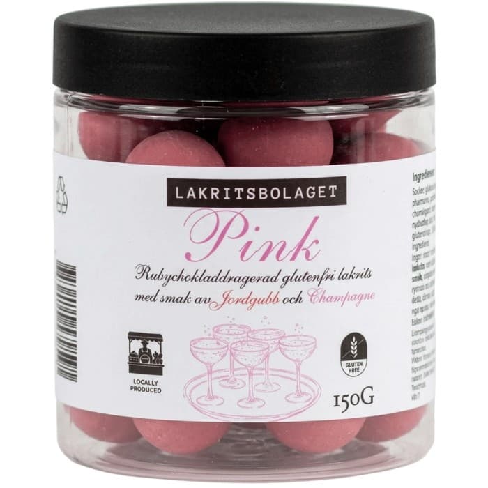 Lakritsbolaget Pink Champagne 130g – från Lakritsbolaget – 94 kr – hos Delitea