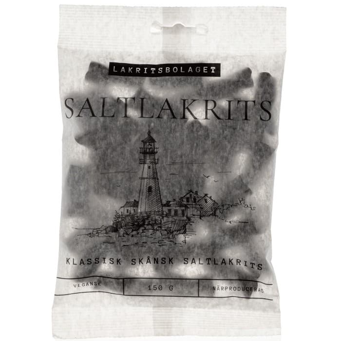 Lakritsbolaget Saltlakrits 150g – från Lakritsbolaget – 65 kr – hos Delitea