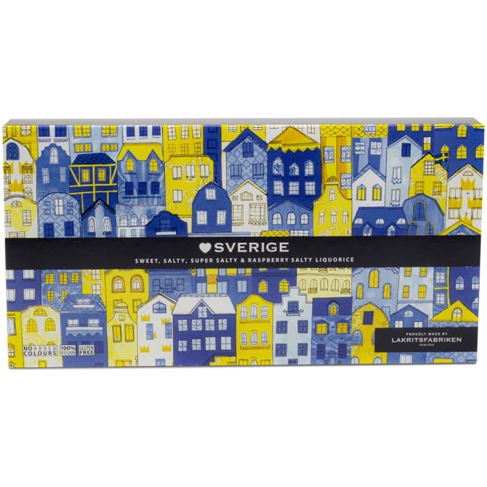 Lakritsfabriken Sverigeasken 4-pack 160g från Lakritsfabriken i Ramlösa – köp hos Delitea