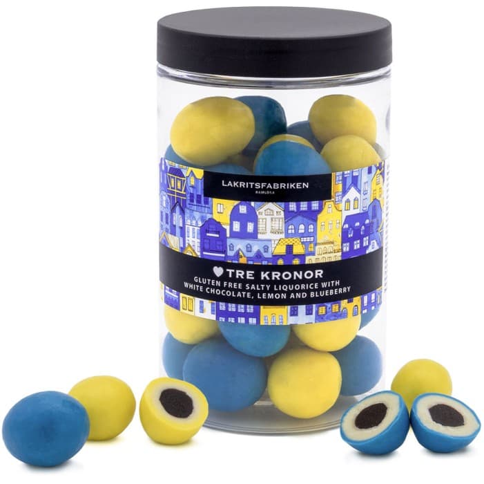 Lakritsfabriken Tre Kronor Saltlakrits 240g – från Lakritsfabriken i Ramlösa – 149 kr – hos Delitea