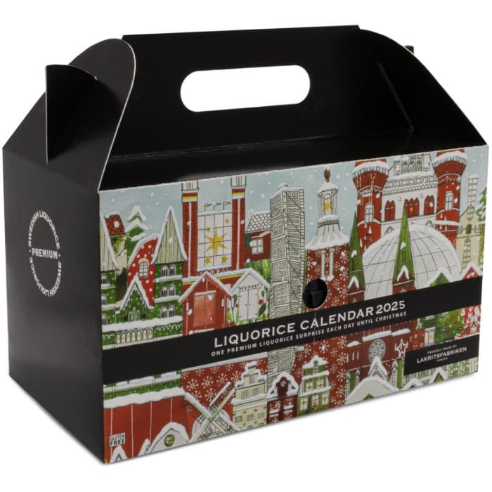 Lakritsfabrikens Lakritskalender 2025 720g – från Lakritsfabriken i Ramlösa – 479 kr – hos Delitea