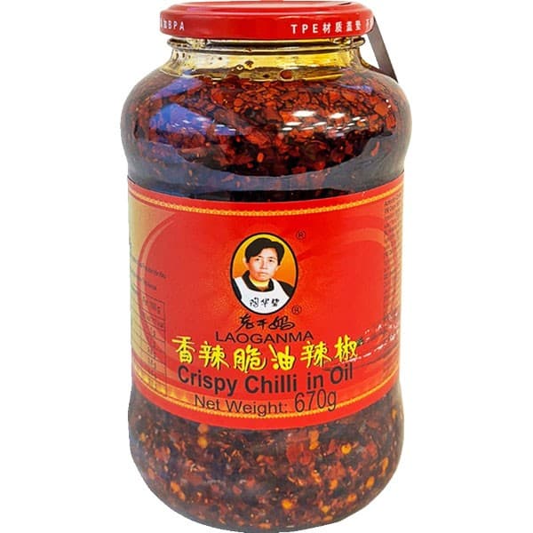 Lao Gan Ma Crispy Chilli in Oil 670g – från Lao Gan Ma – 159 kr – hos Delitea