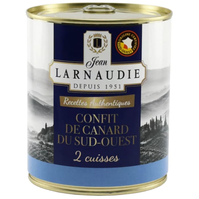 Larnaudie Konfiterad Anka 2 Lår 800g