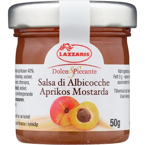 Lazzaris Aprikos Mostarda 50g från Lazzaris – köp hos Delitea