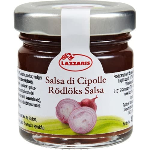 Lazzaris Rödlökssalsa 50g