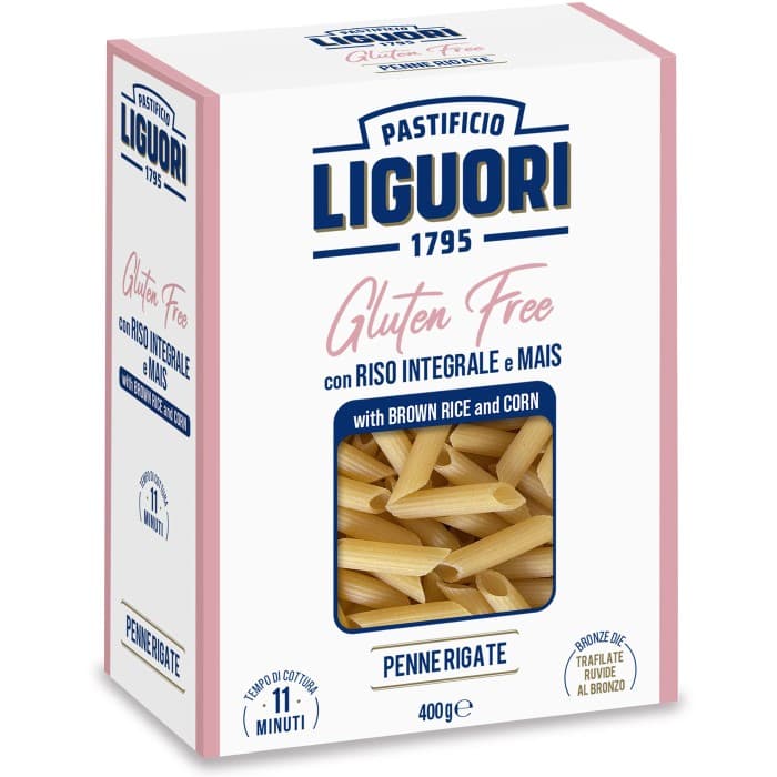 Liguori Penne Rigate Glutenfri 400g från Pastificio Liguori – köp hos Delitea
